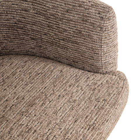 Eetkamerstoel Quiriro mocca lineair draaibaar