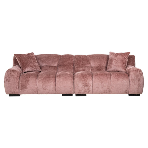 Bank Charelle roze chenille