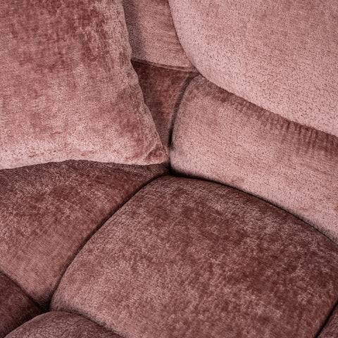 Bank Charelle roze chenille