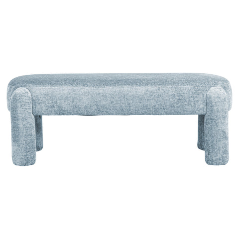 Bank Holly lichtblauwe chenille
