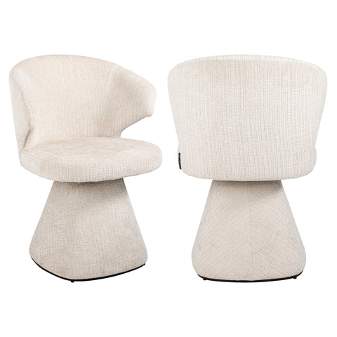 Eetkamerstoel Gatsbi niagara beige vlamvertragend