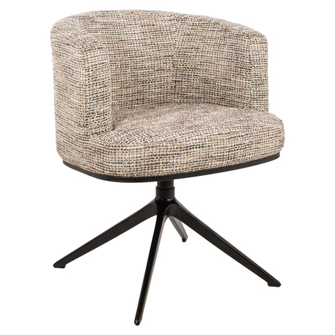 Eetkamerstoel Cheyenne trendy naturel draaibaar