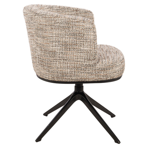 Eetkamerstoel Cheyenne trendy naturel draaibaar