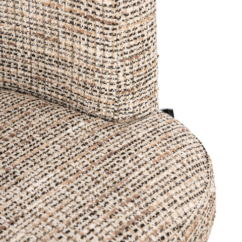 Eetkamerstoel Cheyenne trendy naturel draaibaar