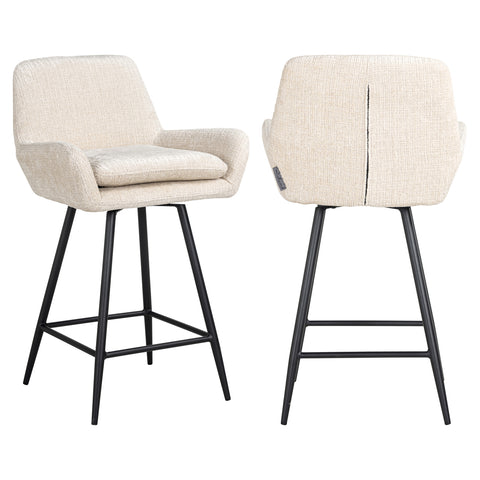 Counterstoel Linsey niagara beige (Set van 2)