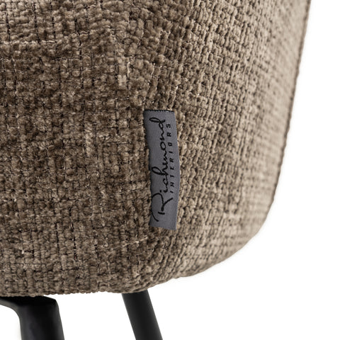 Barstoel Linsey Niagara Stone, draaibaar (set van 2)