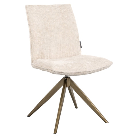 Eetkamerstoel Dakota Niagara beige draaibaar