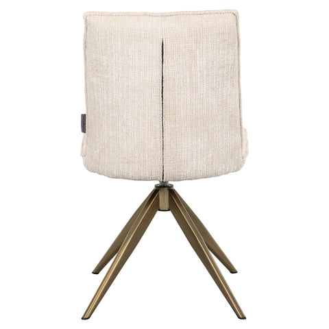 Eetkamerstoel Dakota Niagara beige draaibaar