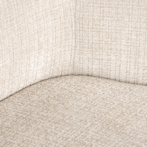 Eetkamerstoel Dakota Niagara beige draaibaar met armleuning