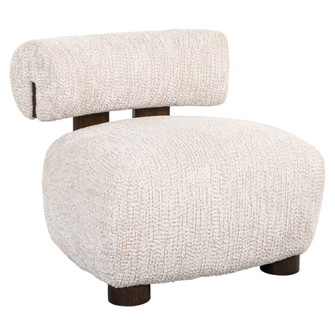 Lounge stoel Arabella in prachtige crème