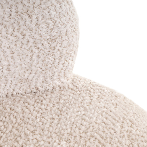 Loungestoel Jackie Lovely Cream, draaibaar, voor kinderen
