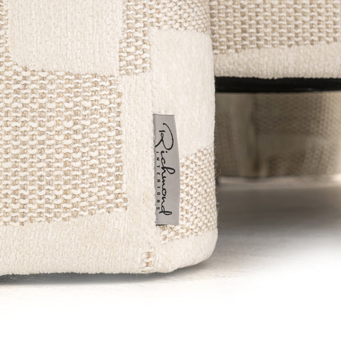 Loungestoel Tuscany beige grafisch