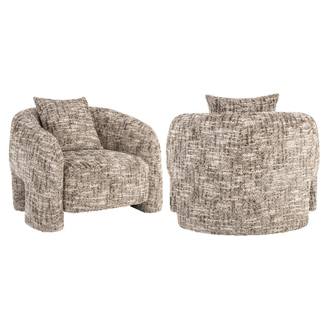 Lounge stoel Tuscany bruin omara