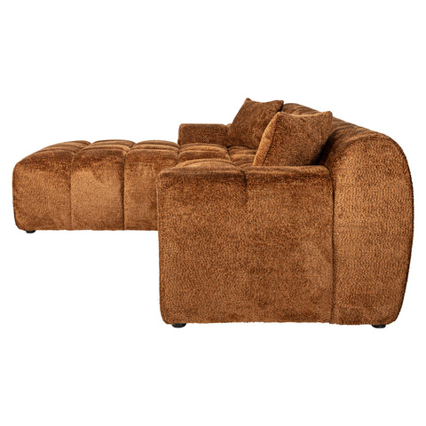 Bank Cube lovely cinnamon 3-zits + lounge links