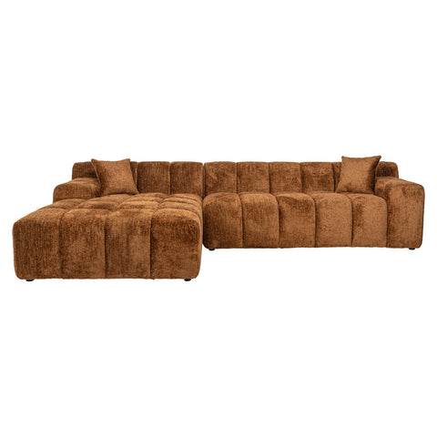 Bank Cube lovely cinnamon 3-zits + lounge links