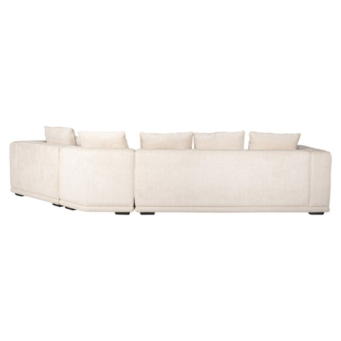 Bank Lusso Niagara beige 4-zits