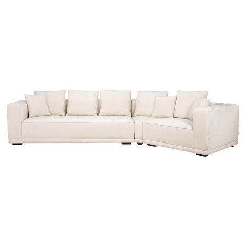 Bank Lusso Niagara beige 4-zits