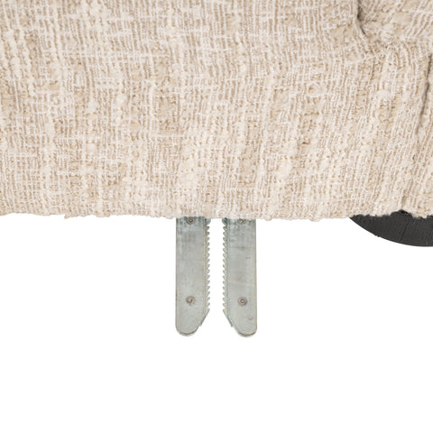 Bank Pandora beige angora lounge links