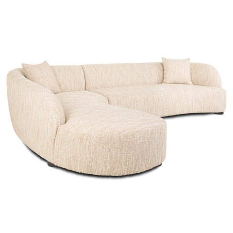 Bank Pandora beige angora lounge links