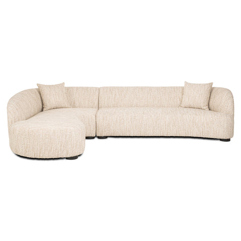 Bank Pandora beige angora lounge links