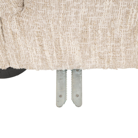 Bank Pandora beige angora lounge rechts