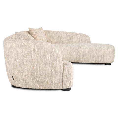 Bank Pandora beige angora lounge rechts