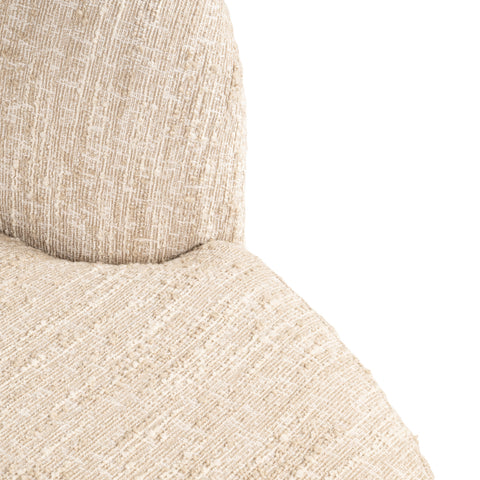 Bank Pandora beige angora lounge rechts