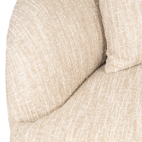 Bank Pandora beige angora lounge rechts