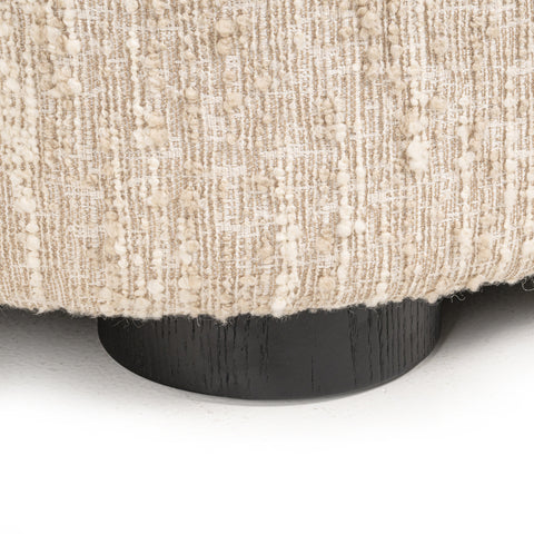 Bank Pandora beige angora lounge rechts