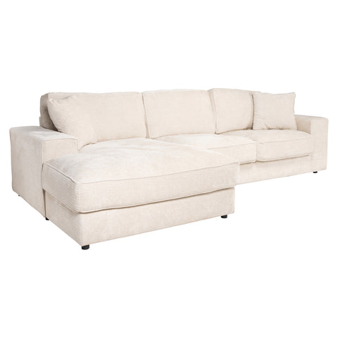 Bank Santos niagara beige 2,5-zits + lounge links