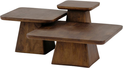 Salontafel 80, Mango Bruin-Walnoot