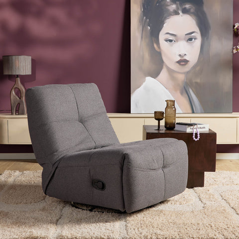 Relaxfauteuil Lazy | Donkergrijs