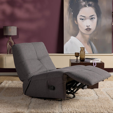 Relaxfauteuil Lazy | Donkergrijs