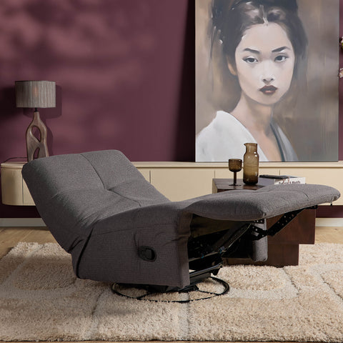 Relaxfauteuil Lazy | Donkergrijs