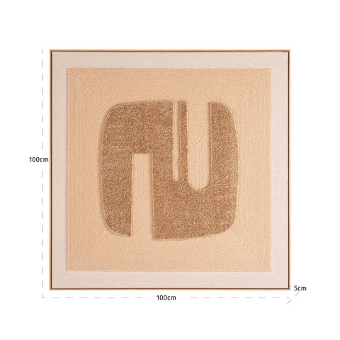 Wanddecoratie Seda goud