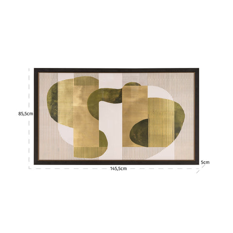 Wanddecoratie Joylin groen