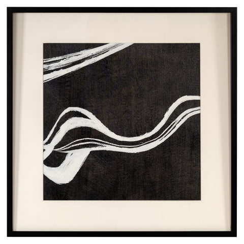 Wanddecoratie Jozra zwart/wit