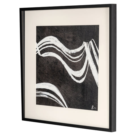 Wanddecoratie Jozy zwart/wit