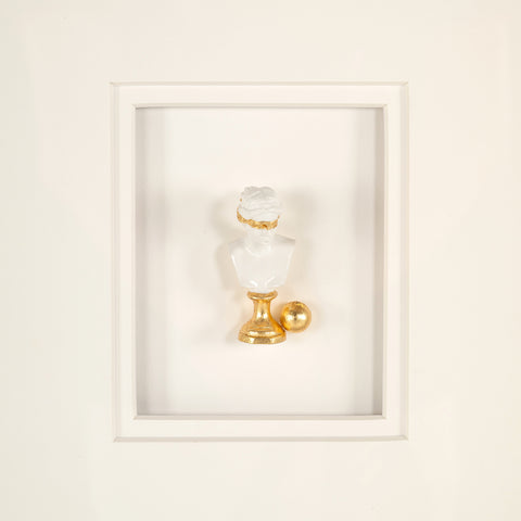 Wanddecoratie Hanna zwart/wit