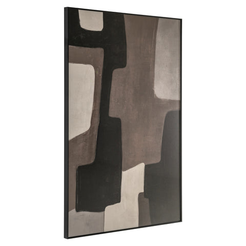 Wanddecoratie Mirage bruin links
