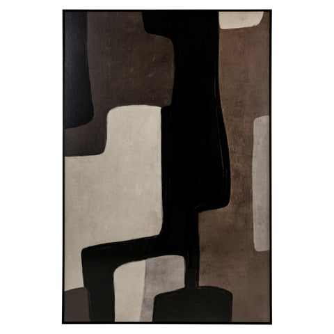 Wanddecoratie Mirage bruin rechts