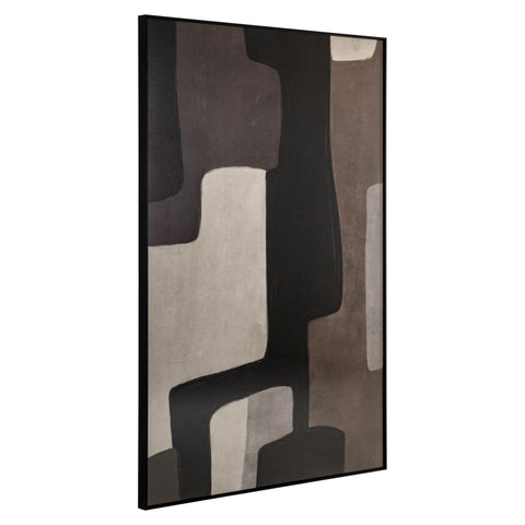 Wanddecoratie Mirage bruin rechts