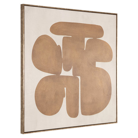 Wanddecoratie Odyssey goud rechts