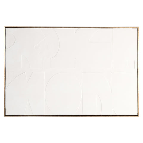 Wanddecoratie Decadence wit