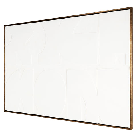 Wanddecoratie Decadence wit