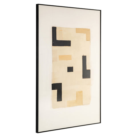 Wanddecoratie Vortex beige rechts