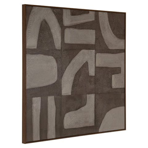 Wanddecoratie Zenith zand links