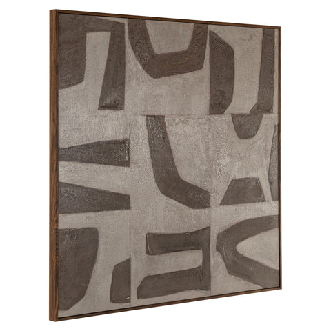 Wanddecoratie Zenith zand rechts