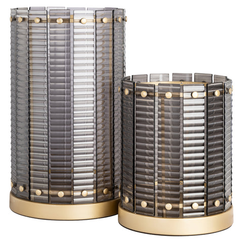Windlicht Daylin rookglas klein