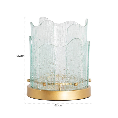 Windlicht Danila goud klein
